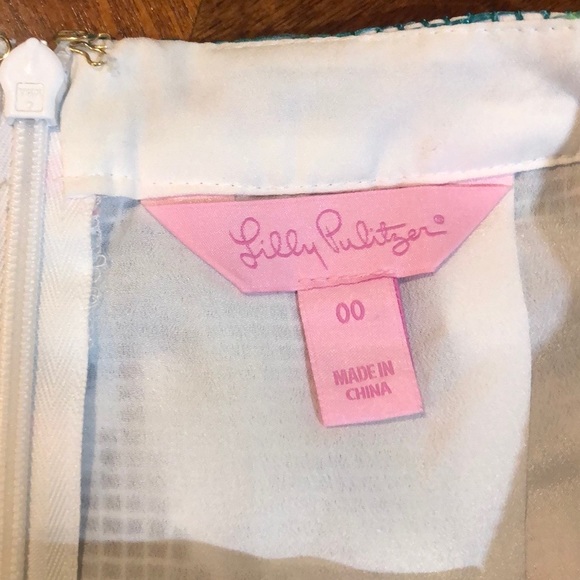 Lilly Pulitzer Island Time Hilah Crop Top & Skirt Set Size 00 - Picture 7 of 9